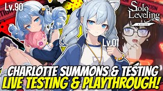 CHARLOTTE IS HERE Testing amp Gameplay A5 Should You Summon HunterIsLive  Solo Leveling Arise [upl. by Rot]