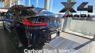 NEW ARRIVAL 2023 BMW X4 M40i Carbon Black Metallic Tacora Red [upl. by Asseneg]