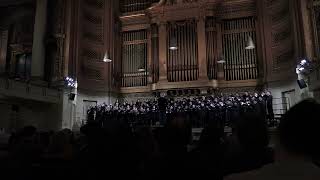 Princeton University Glee Club at Woosley Hall Yale University November 9 2024 [upl. by Dacey943]