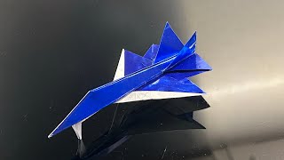 How To Fold Frostbite With Landing Gears Amazing Origami Fighter Jet Frostbite Version 2 [upl. by Natsyrt727]