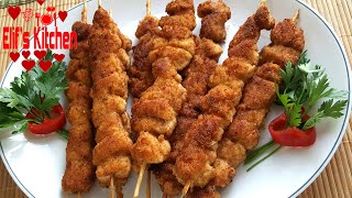 HOW TO MAKE CHICKEN SKEWERS WITH LEGENDARY SAUCE RECIPE [upl. by Ydieh795]