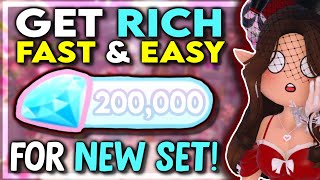 Watch this video to farm FAST for the NEW SET in ROYALE HIGH [upl. by Starobin]