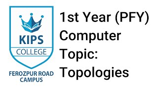 Topologies  Network Topologies  Computer 1st Year [upl. by Yekcir]