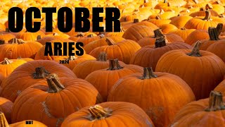 Aries Monthly Tarot Reading  October 2024  YOUR EFFORTS ARE PAYING OFF THIS MONTH ARIES [upl. by Cerellia]