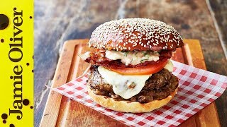 Jamie’s Italian Burger  Jamie Oliver amp Gennaro Contaldo [upl. by Renato750]