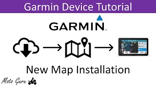 How to install a new map on a Garmin Device [upl. by Odnumyar659]