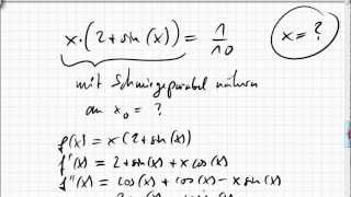 14A2 nichtlineare Gleichung mit Schmiegeparabel in quadr Gleichung umwandeln Taylor [upl. by Llebanna]
