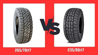 Tire Size 26570r17 vs 23580r17 [upl. by Stirling]