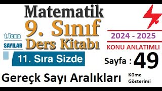 9 Sınıf Matematik Ders Kitabı çözümleri  2024 2025  1 Sayılar  11 Sıra Sizde Testi  49 sayfa [upl. by Calla617]