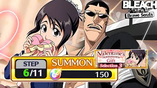 Valentines Summons Gift Selection 3  BLEACH BRAVE SOULS [upl. by Jerold827]