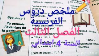 ملخص دروس اللغة الفرنسية للسنة الرابعة ابتدائي الفصل الثالث والاخير لا تضيعه وابدا الان [upl. by Brader59]