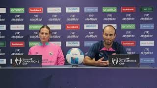 Emily van Egmond Landon Donovan ahead of WaveThorns Champions Cup match [upl. by Pomeroy591]