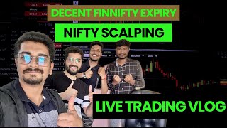 DECENT FINNIFTY EXPIRY  NIFTY SCALPING  LIVE TRADING VLOG optiontrading tradingvlog [upl. by Lettie217]