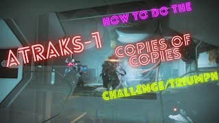 HOW TO DO THE quotCopies of Copiesquot CHALLENGETriumphDestiny 2 Deep Stone Crypt [upl. by Narbig]