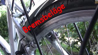 Fahrrad Bremsbeläge wechseln [upl. by Nnaid]