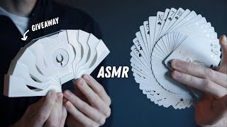 Cardistry ASMR 8 Skillful and Soothing CardShuffling  Extended Edition [upl. by Wsan911]