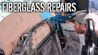 Budget Lotus Evora Pt 14  Fiberglass Repairs [upl. by Airdnekal]