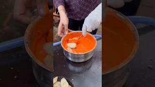 ⚡⚡ Fried Momos Making Process⚡⚡ shorts telugufoodie esangathulu streetfood foodie omelette [upl. by Nylatsirk362]