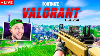 🔴LIVE  Valorant sur Fortnite cest Maintenant  Première personne [upl. by Cloe]