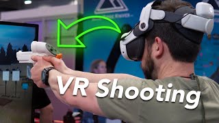 ACE Virtual Reality Shooting Simulator  SHOT Show 2024 AceVRShooting shotshow [upl. by Palm]