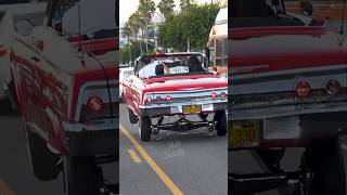 LOWRIDER HOPPING Drops a Beverage on the Blvd lowrider car [upl. by Ikkir661]