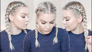 How To Dutch Braid Your Own Hair Step By Step For Complete Beginners  FULL TALK THROUGH [upl. by Edialeda]