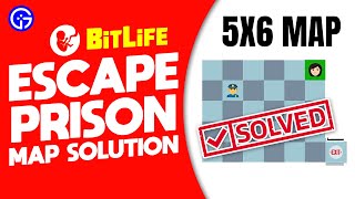 BITLIFE Escape Prison 5x6 Map  How To Escape From Jail bitlife [upl. by Eivad]