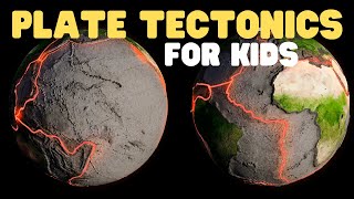 Plate Tectonics for Kids  Tectonic plates explained [upl. by Urata]