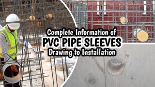 How to install PVC Pipe Sleeve in Plinth Beam with Shop Drawing in Urdu [upl. by Brick]