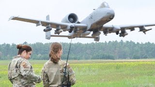 A10 Thunderbolt II Weapons Loading Fueling Landing WarthogThunderbolt II US Air Force [upl. by Idet]