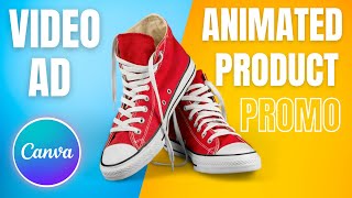 Creative Product promo in Canva  Animated Product slideshow  Video Ad in Canva [upl. by Ettereve]