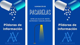 V Iluminación pasarelas píldoras de información [upl. by Mensch]