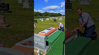 The Interment of a Wilbert Ovation Part 3 cemetery funeral Interment Burial Graveside vault [upl. by Notlih]