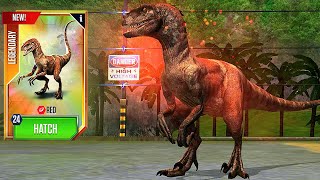 NEW LEGENDARY RED X3 MAX LEVEL 40  JURASSIC WORLD THE GAME [upl. by Oilisab]