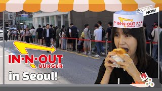 Waited 3 hours at Seouls InNOut popup store [upl. by Sivi]