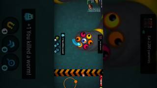 Worms Zone io Gameplay shorts video viral Worms Zone 🪱 [upl. by Sato]