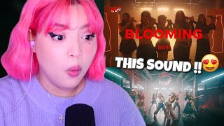 REACTION BINI  Blooming Live Performance [upl. by Huttan]