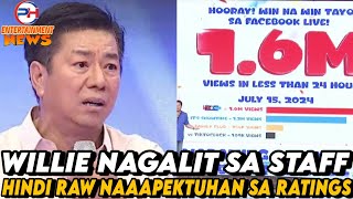 WILLIE REVILLAME PINAGALITAN ANG PRODUCTION STAFF [upl. by Nelrac]