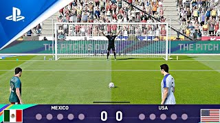 Mexico vs USA full penalty shootout  MEX vs USA HIGHLIGHTS [upl. by Thurmann]