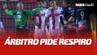 El árbitro se cansa y pide un respiro a los jugadores  Correcaminos vs Mineros  Liga Expansión MX [upl. by Plante]