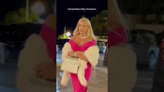 🔥Monaco girl nightlife👠 monaco supercars billionaires carspotting shotrs [upl. by Annekahs52]