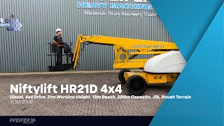 Niftylift HR21D 4x4 2008 [upl. by Ahsieket]