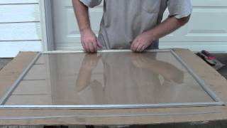 Replacing Storm Window Glass [upl. by Arod]