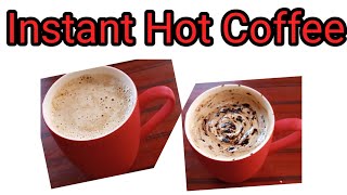 Hot Coffee ☕ Recipe ByCookingwithMaryam12325 Cappuccino Coffee Instant Nescafe Hot Coffee [upl. by Jessen]