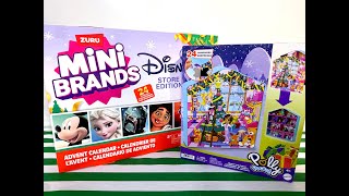 Unboxing Mini Brands Disney Store amp Polly Pocket Advent Calendars [upl. by Sirois450]