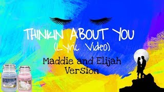 Thinkin About You Lyric Video  Cospe  Maddie amp Elijah  Electro Music [upl. by Manas]