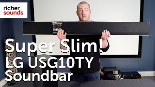 Super Slim LG USG10TY Soundbar  Richer Sounds [upl. by Atilef]