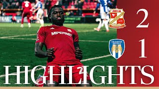 Match Highlights Swindon Town vs Colchester United [upl. by Stew]