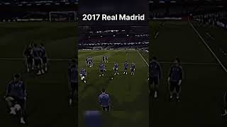 2017 Real Madrid 🥶 shorts football soccer efootball pesmobile fifa ronaldo cr7 fifashorts [upl. by Enilrek]