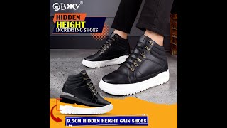 New Launch Mens 95CM Hidden Height Increasing Shoes [upl. by Gorden827]